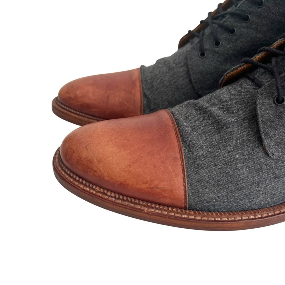 Taft The Jack In Gray Brown Leather Lace Up Boots Men Size 45 EU - Picture 6 of 11